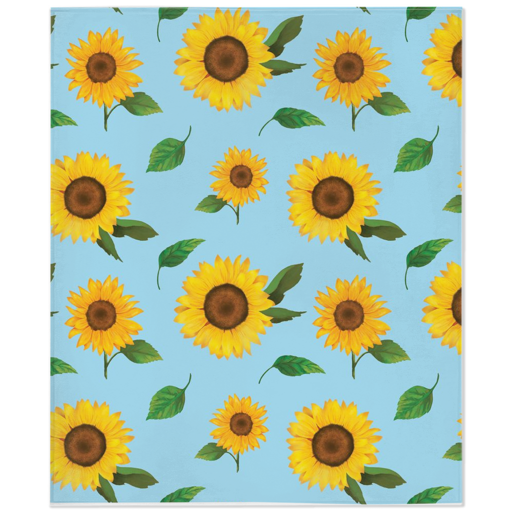 Sunflower Throw Blanket