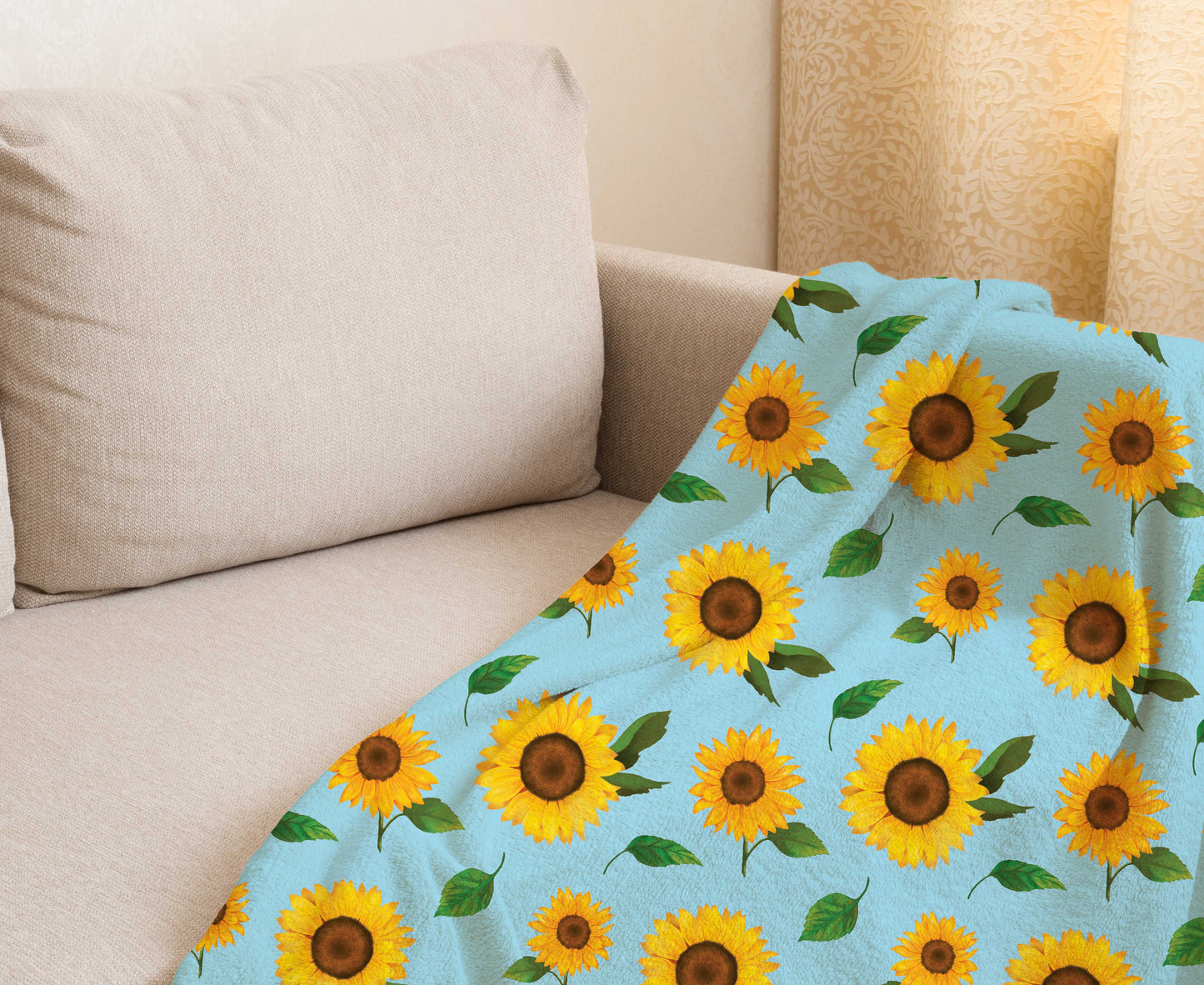 Sunflower Throw Blanket